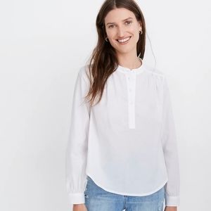 Shirred Popover Top